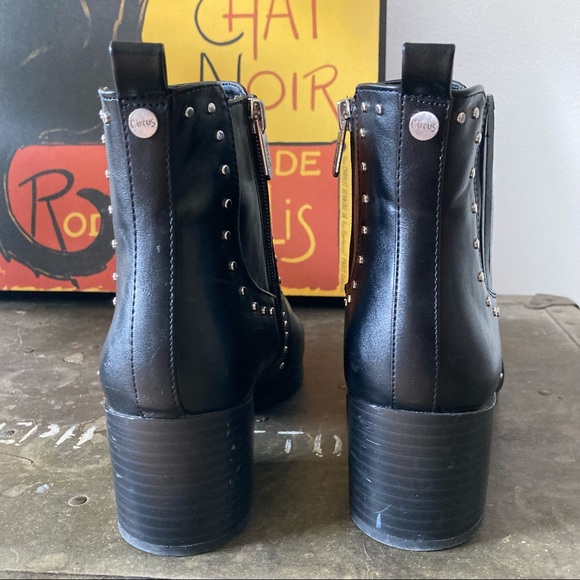 Circus by Sam Edelman Jenna Pointed Toe Studded Boots - Picture 3 of 13